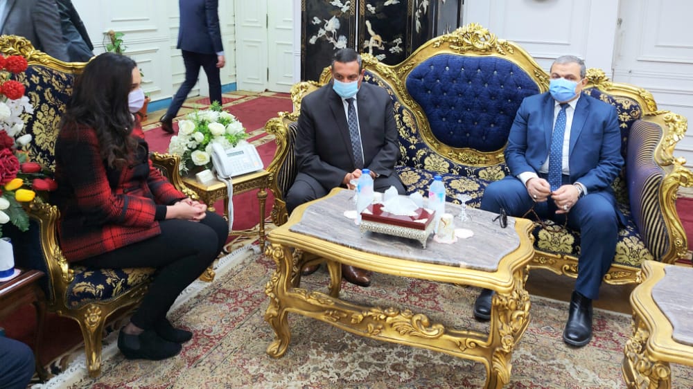 محافظ البحيرة يستقبل وزير القوى العاملة 