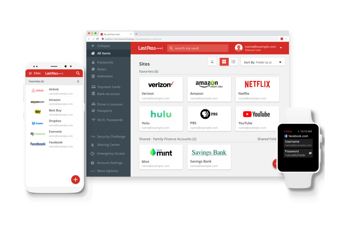 مدير كلمات المرور LastPass