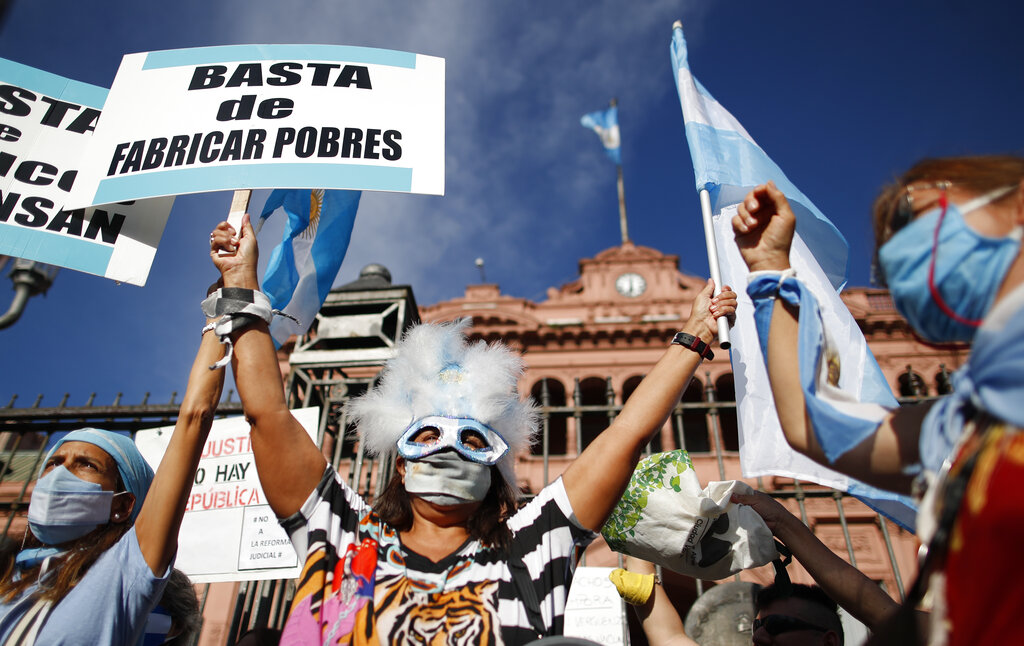 احتجاجات بالأرجنتين