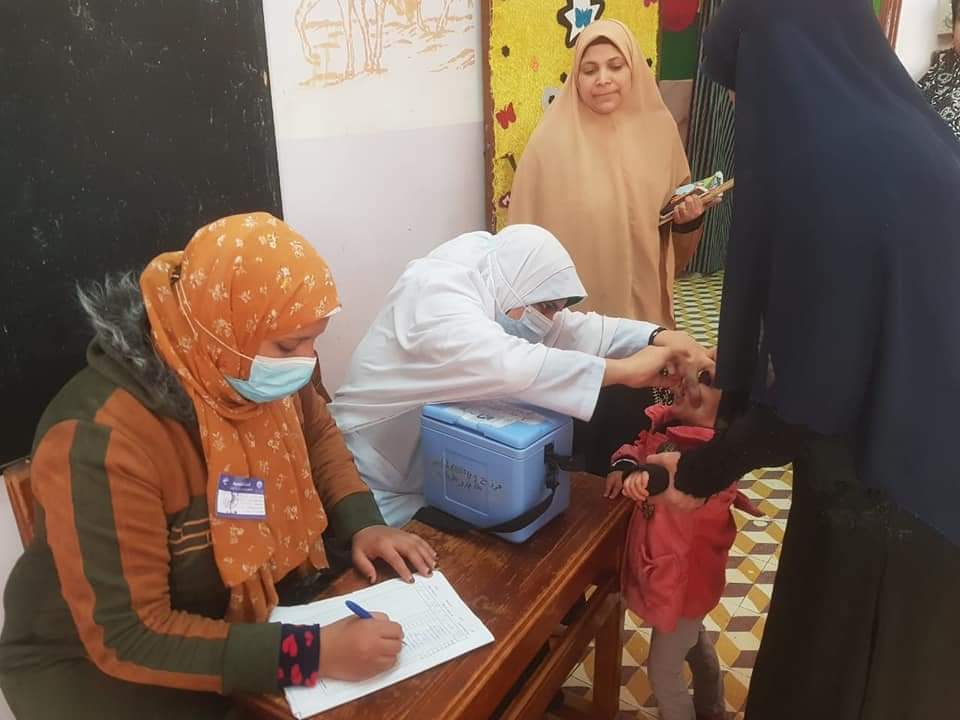 حملة التطعيم ضد شلل الأطفال