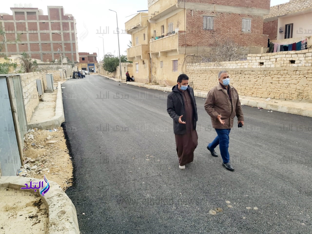 تجميل مدخل مدينة مرسى مطروح
