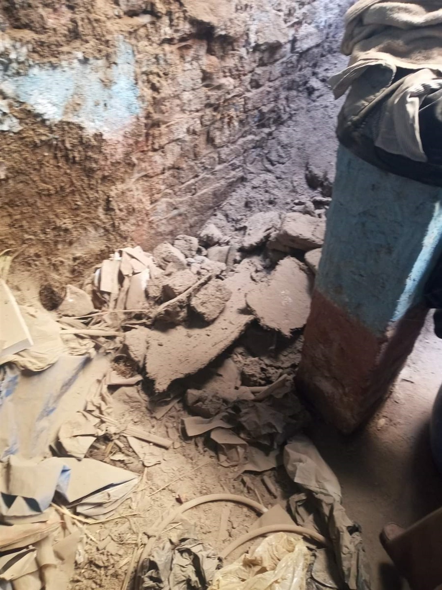 انهيار منزلين 