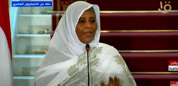 وزيرة الخارجية السودانية 