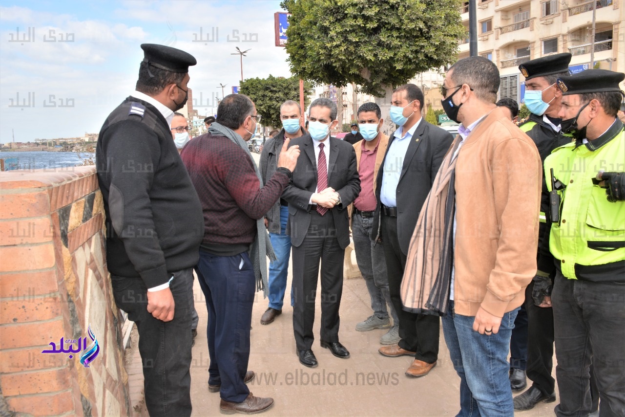 جانب من الجولة التفقدية  جانب من الجولة التفقدية