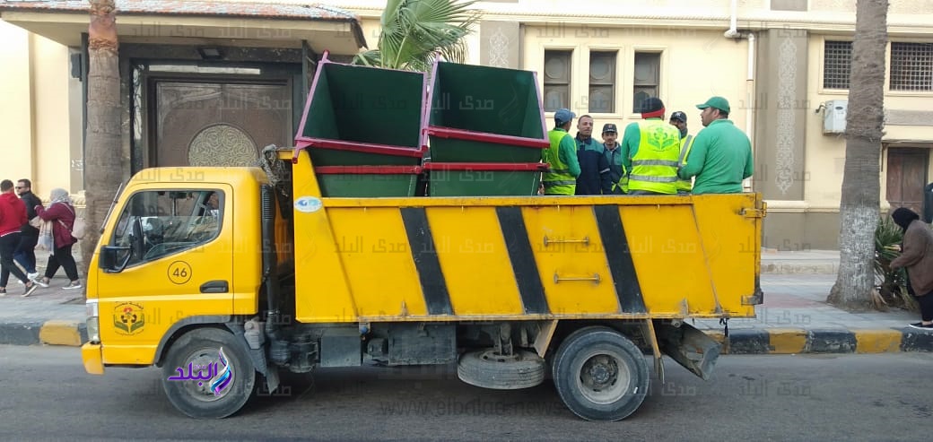 توفير 4 صناديق لوضع المخلفات بقلعة قايتباي