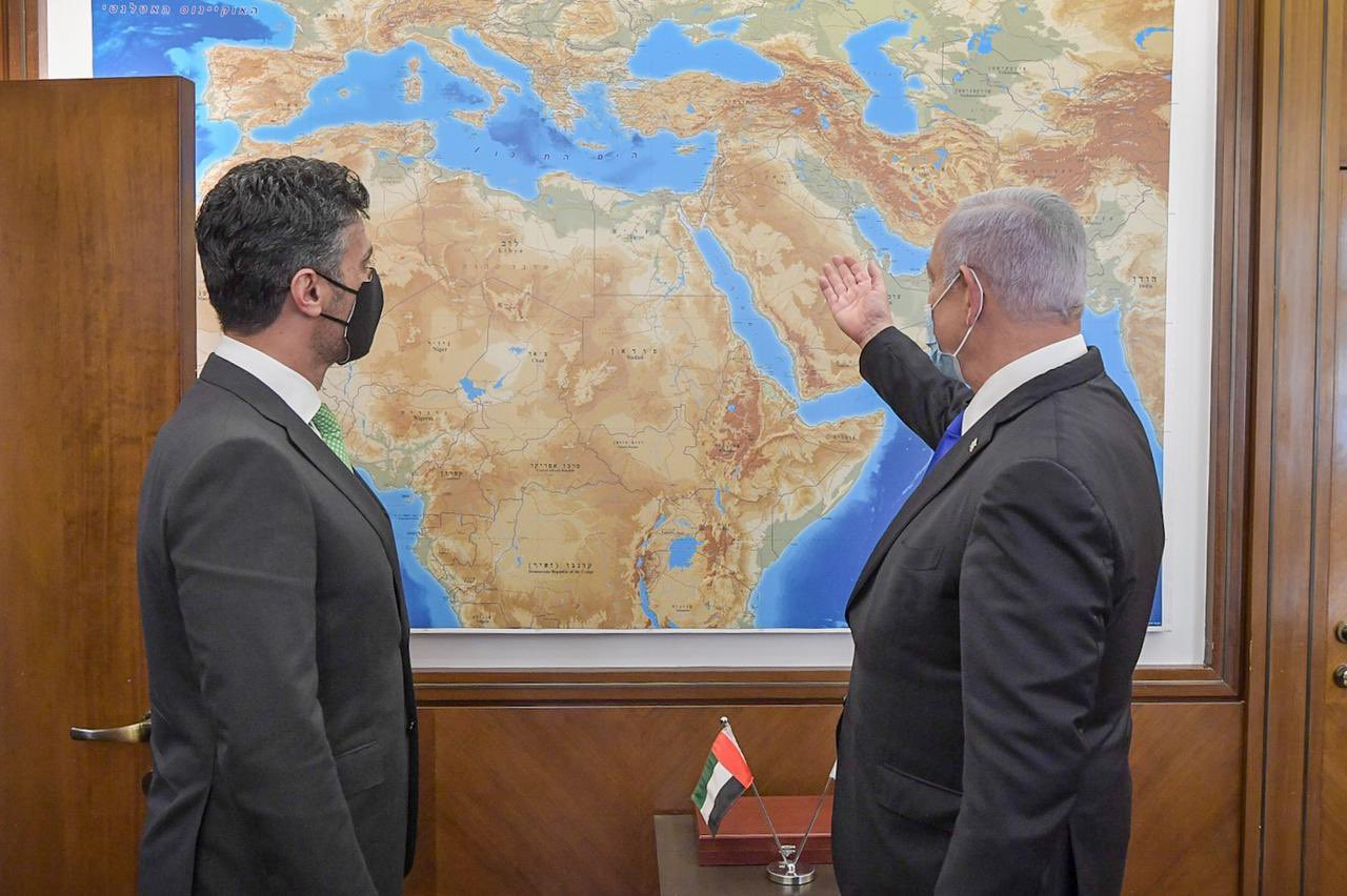 بنيامين نتنياهو ومحمد آل خاجة