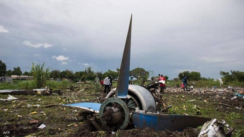 حادث تحطم طائرة جنوب السودان