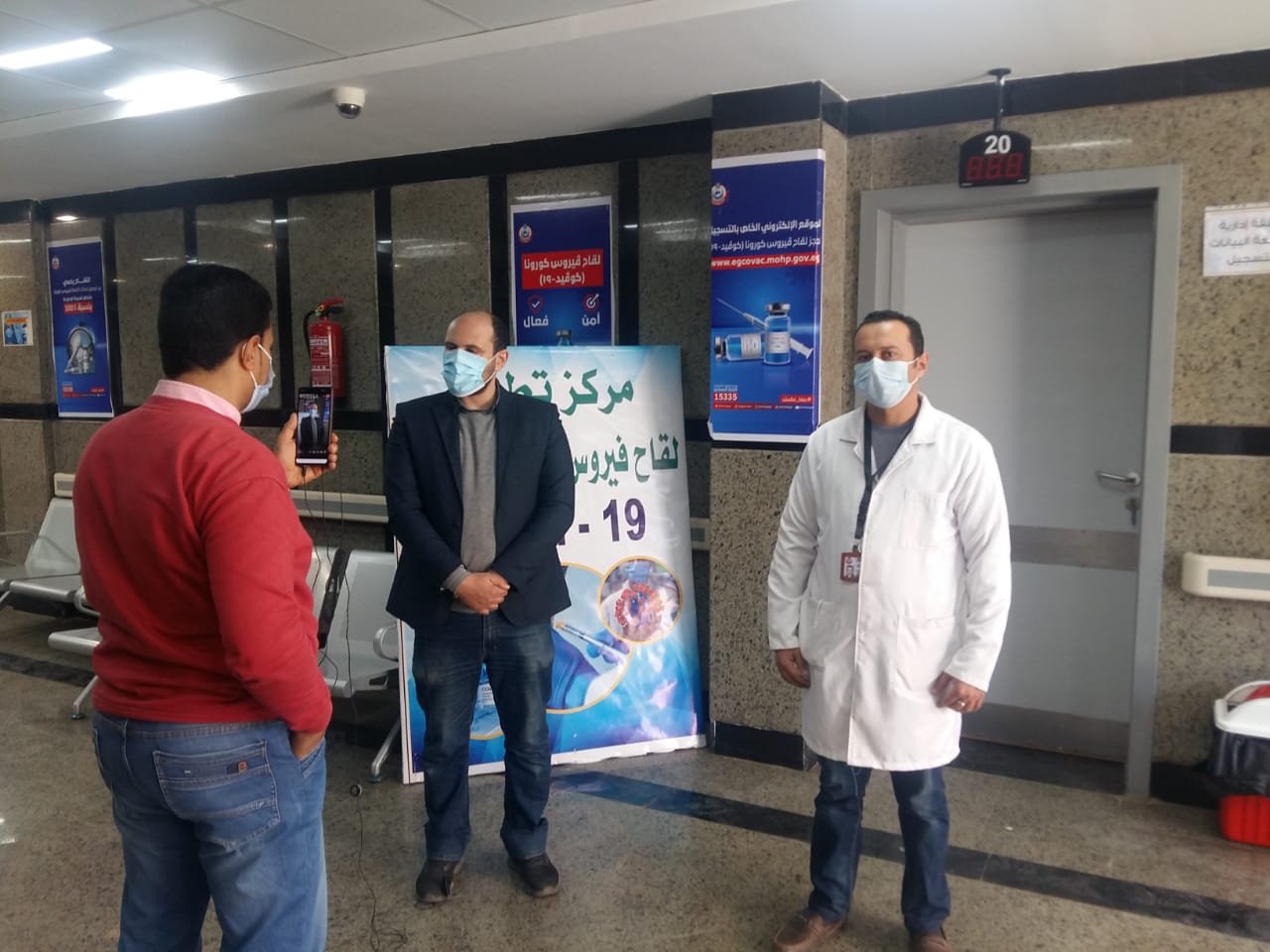 صحة القليوبية: الإطمئان على المرضى قبل تطعيم لقاح كورونا