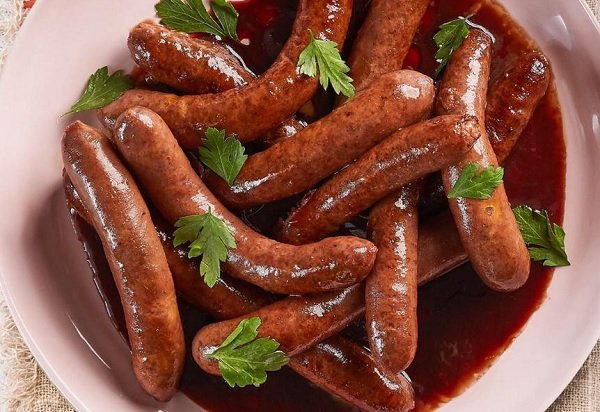 طريقة عمل نقانق بدبس الرمان