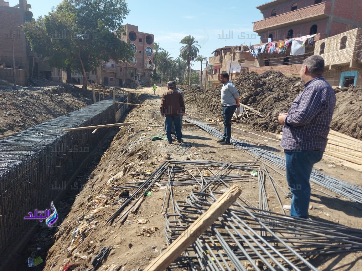 تغطية ترعة خور المكسر