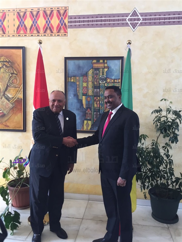 سامح شكرى ووزير خارجية اثيوبيا 