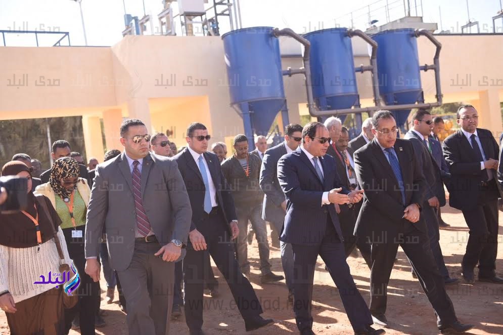 الرئيس خلال الزيارة الرئيس خلال الزيارة