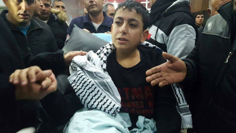 الأسير الفلسطيني المحرر الطفل أسامة زيدات