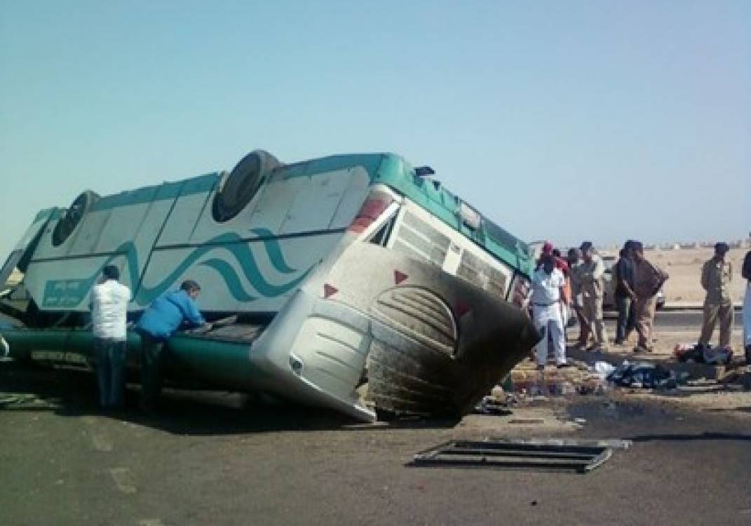 حادث انقلاب اتوبيس