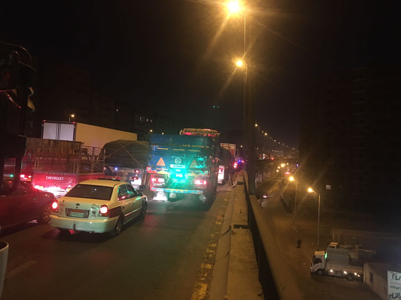 اعادة فتح الطريق الدائرى 