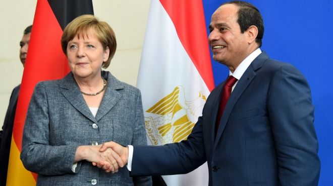 الرئيس عبدالفتاح السيسي والمستشارة الألمانية أنجيلا ميركل الرئيس عبدالفتاح السيسي والمستشارة الألمانية أنجيلا ميركل