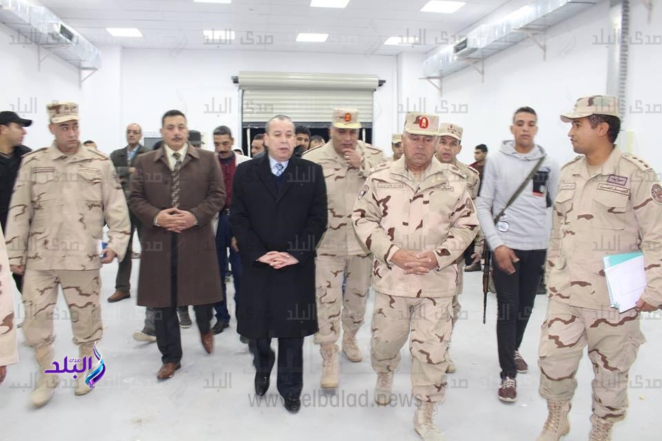 جانب من تفقد كامل الوزير ومحافظ دمياط مدينة الاثاث