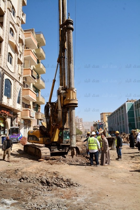 استمرار الأعمال الإنشائية بكوبري جرجا في سوهاج بتكلفة 62 ملي استمرار الأعمال الإنشائية بكوبري جرجا في سوهاج بتكلفة 62 ملي