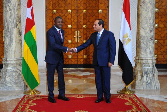 الرئيس السيسي ونظيرة التوجولي