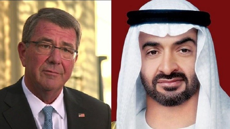 ولي عهد أبوظبي ووزير الدفاع الأمريكي ولي عهد أبوظبي ووزير الدفاع الأمريكي