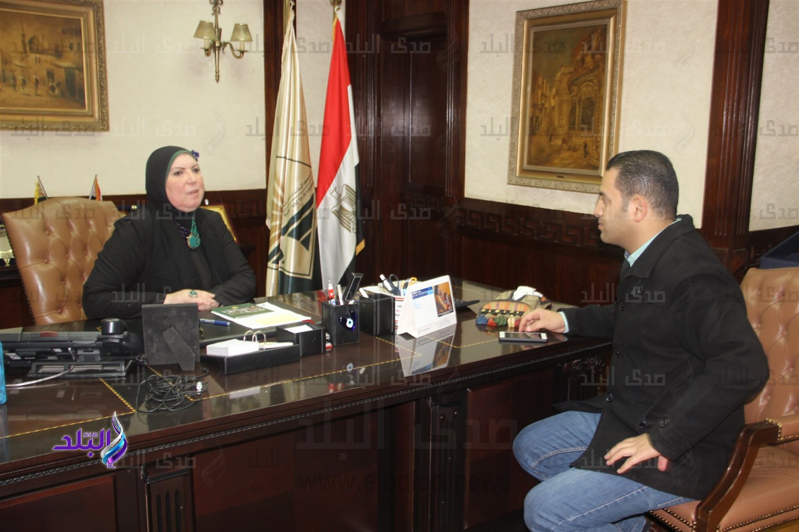 نيفين جامع خلال حوارها مع صدى البلد