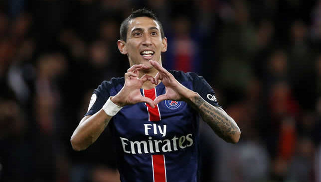 أنخل دي ماريا، لاعب باريس سان جيرمان 