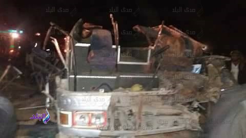 إنقلاب اتوبيس الضبعة