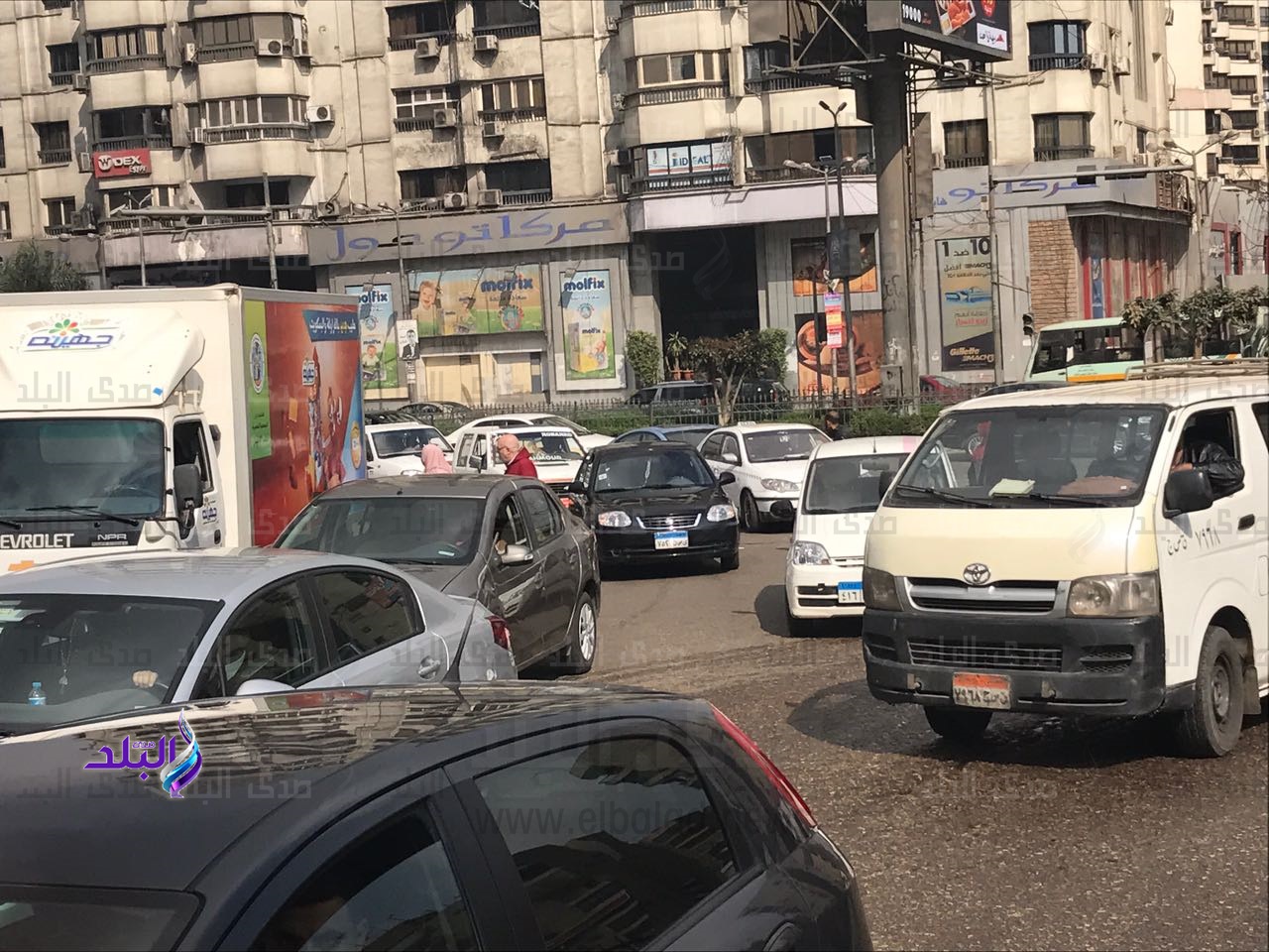 كثافات مرورية بمدينة نصر