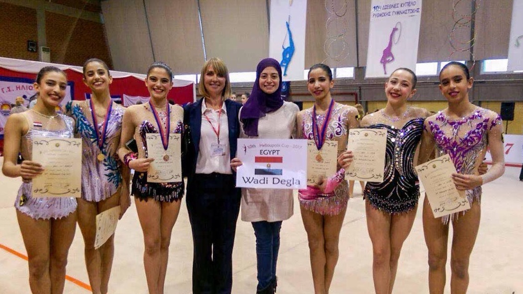 لاعبات فريق وادى دجله