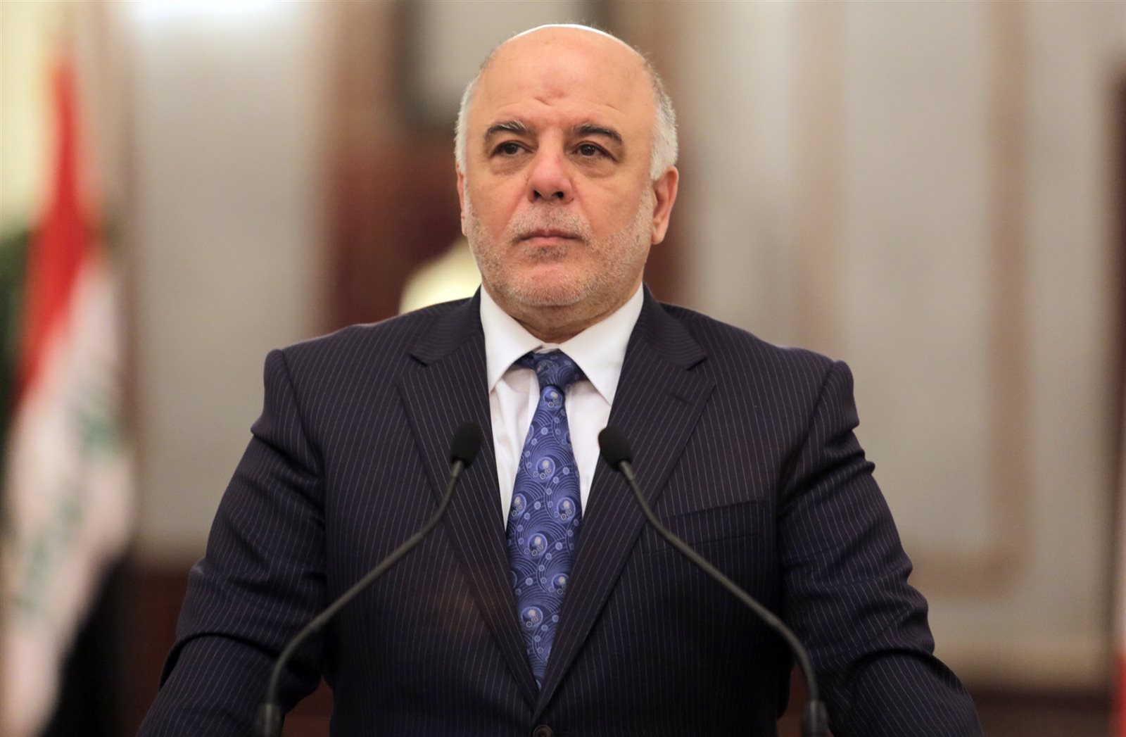 القائد العام للقوات المسلحة رئيس الوزراء العراقي حيدر العباد القائد العام للقوات المسلحة رئيس الوزراء العراقي حيدر العباد