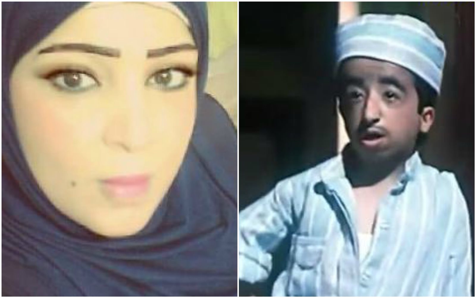 القزم محمد عيد وزوجته الثانية
