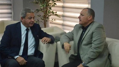 هانى ابوريده ووزير الرياضة هانى ابوريده ووزير الرياضة