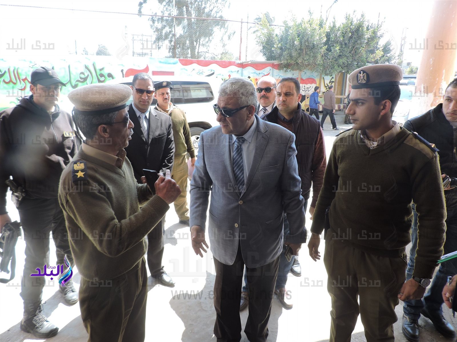 مدير امن البحيرة فى زيارة مفاجئة مدير امن البحيرة فى زيارة مفاجئة