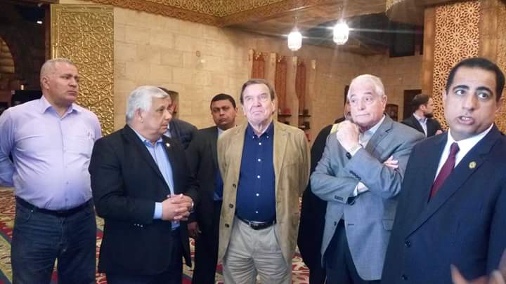 جانب من الزيارة جانب من الزيارة