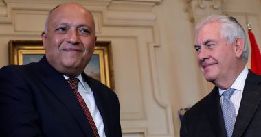 وزير الخارجية سامح شكرى ونظيره الأمريكى ريكس تيلرسون وزير الخارجية سامح شكرى ونظيره الأمريكى ريكس تيلرسون