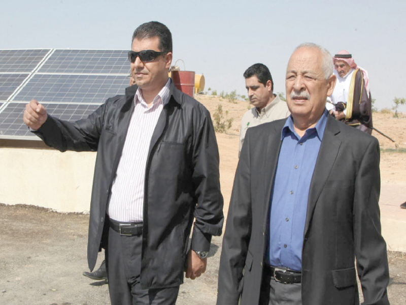  وزير الزراعة الأردني المهندس خالد الحنيفات ونظيره العراقي