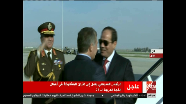 العاهل الاردني والسيسي