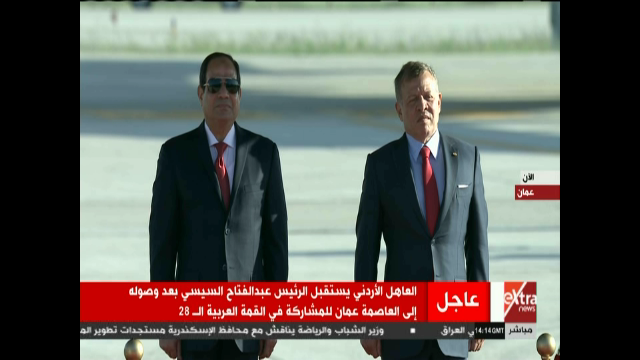 السيسي والعاهل الأردني