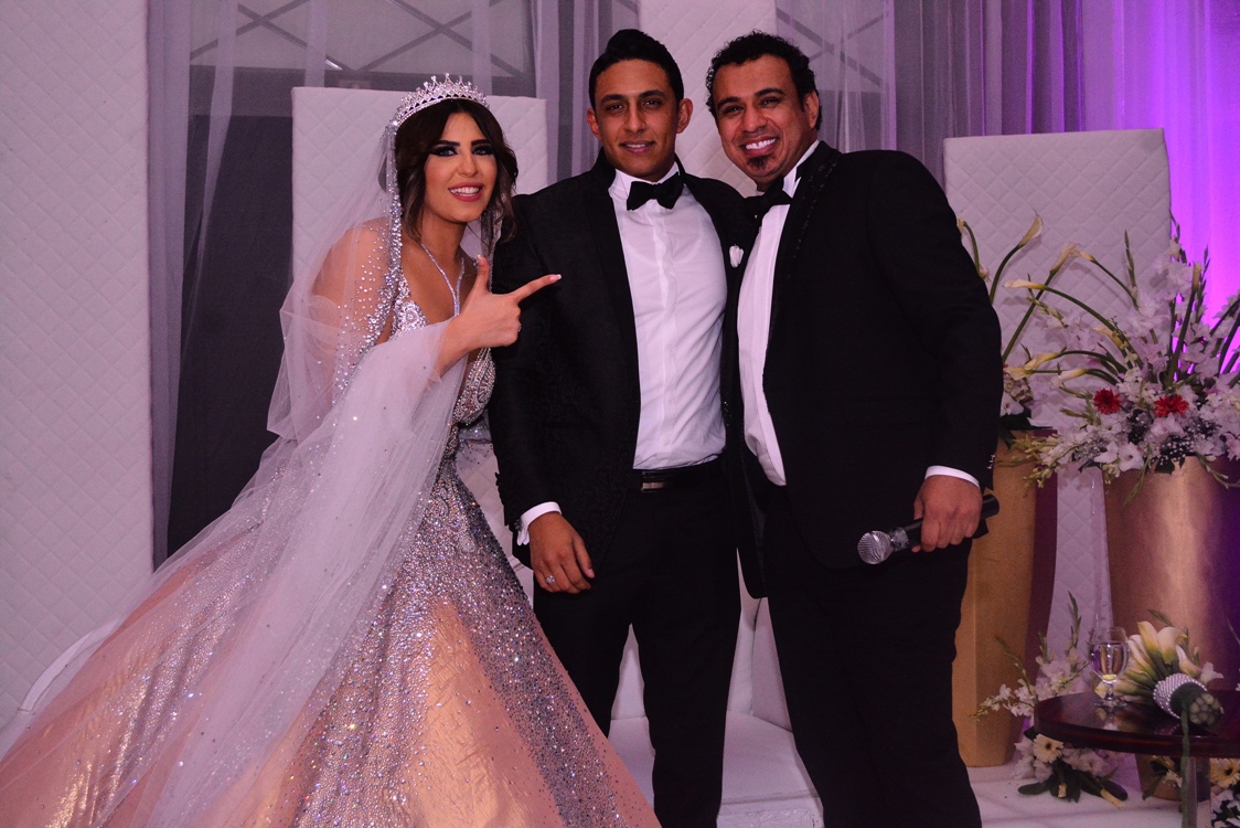 الليثي ودياب يشعلان زفاف "سمر و"محمد" بحضور النجوم والمشاهير