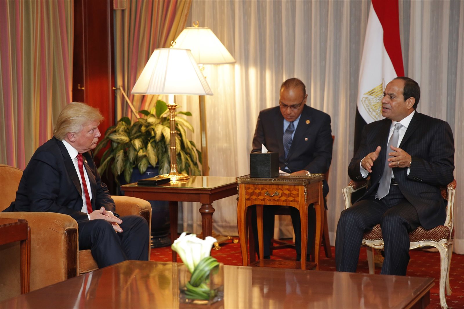 السيسي وترامب صورة ارشيفية