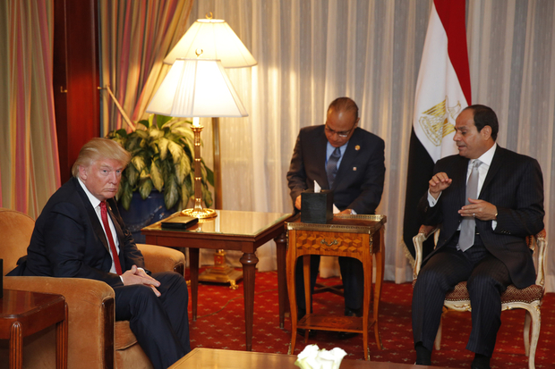 الرئيس عبد الفتاح السيسي والأمريكي دونالد ترمب الرئيس عبد الفتاح السيسي والأمريكي دونالد ترمب