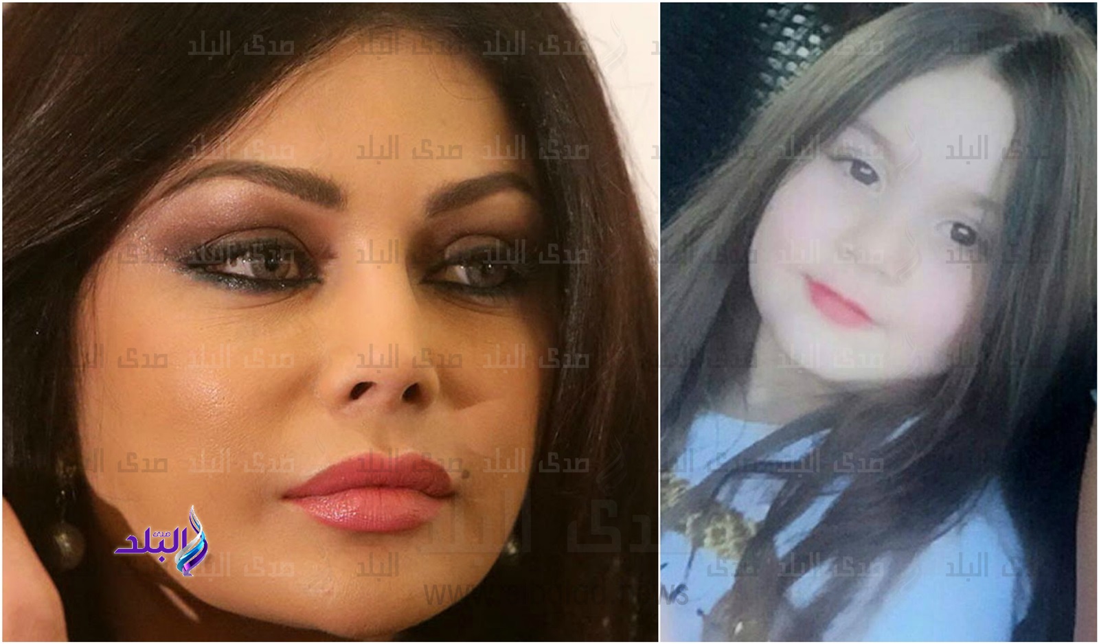 رهف وجدتها الفنانة هيفاء وهبي 