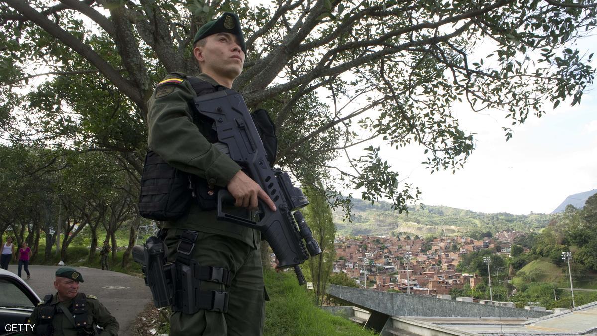 الشرطة الكولومبية تنفذ عملية ضبط للمخدراتمن الكوكايين