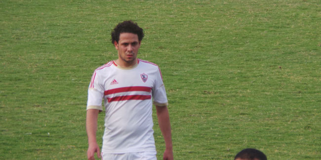 إبراهيم صلاح لاعب وسط الزمالك
