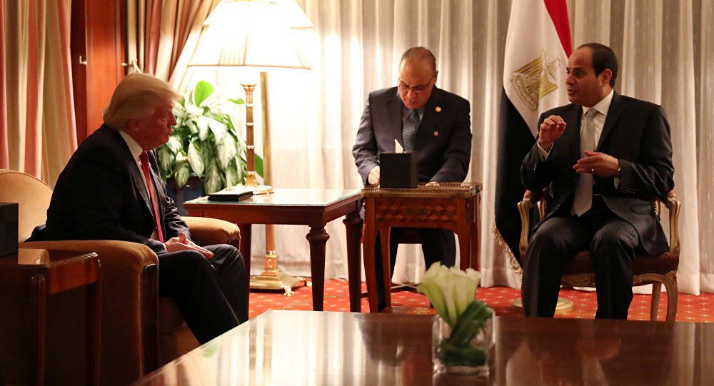 الرئيس السيسي ونظيرة الامريكي