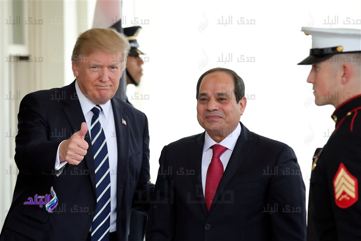 الرئيس السيسي والرئيس الأمريكي ترامب