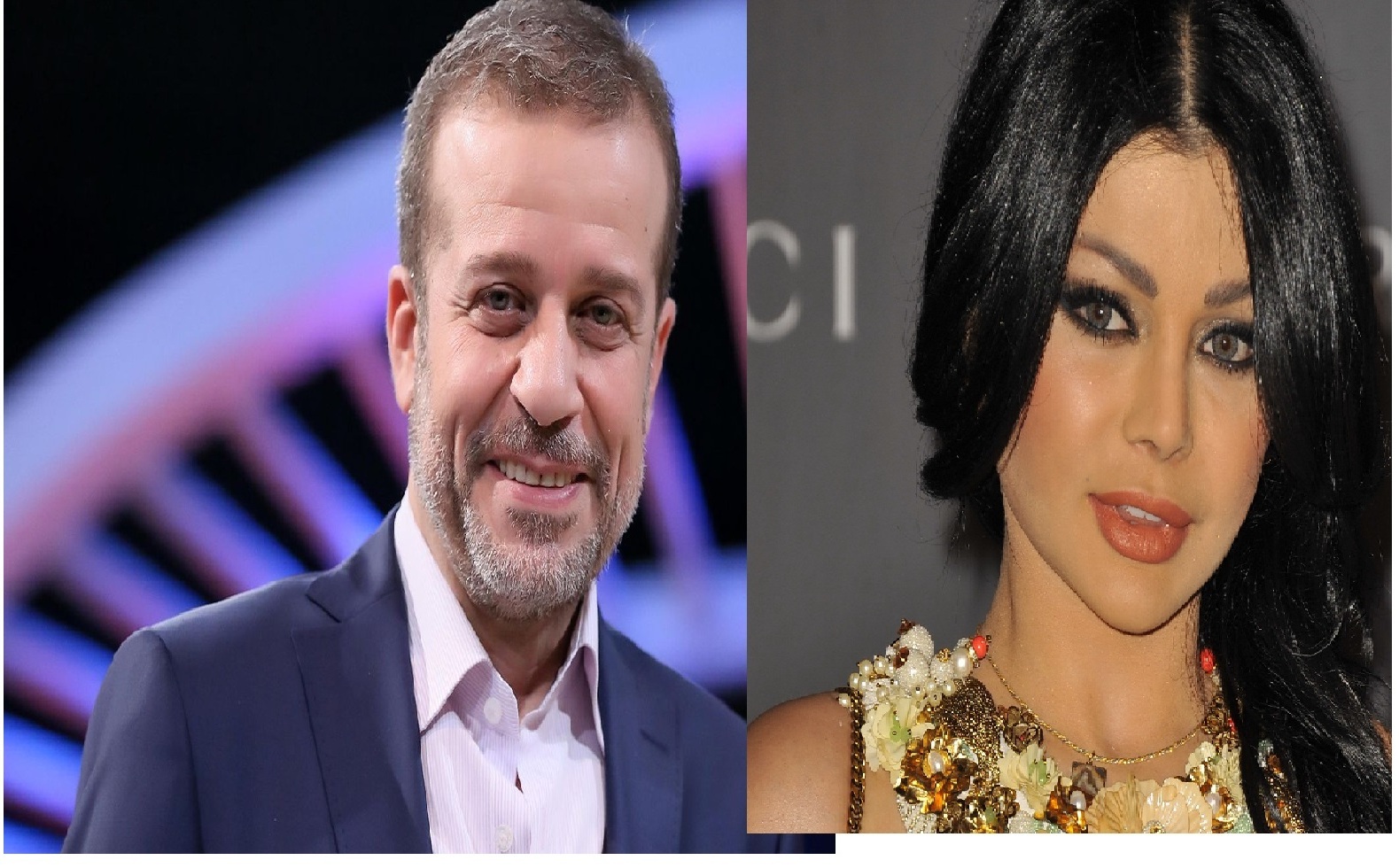 هيفاء وهبى وشريف منير 