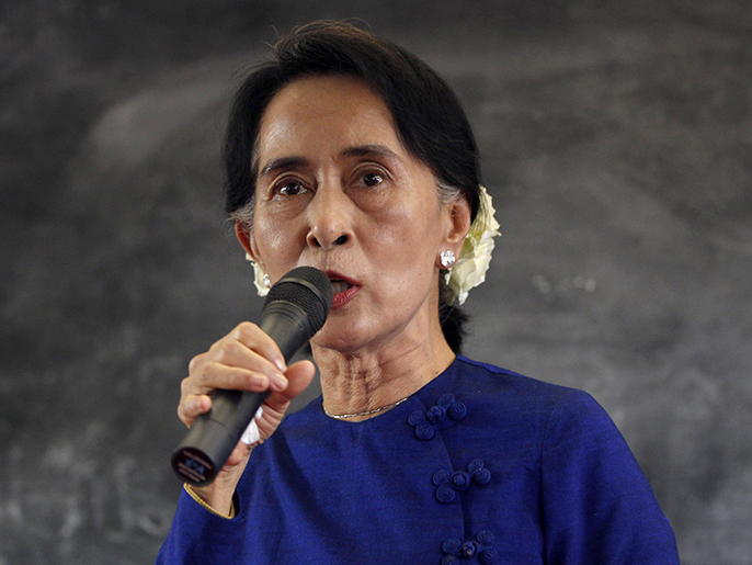 زعيمة ميانمار أونج سان سو ‏كي