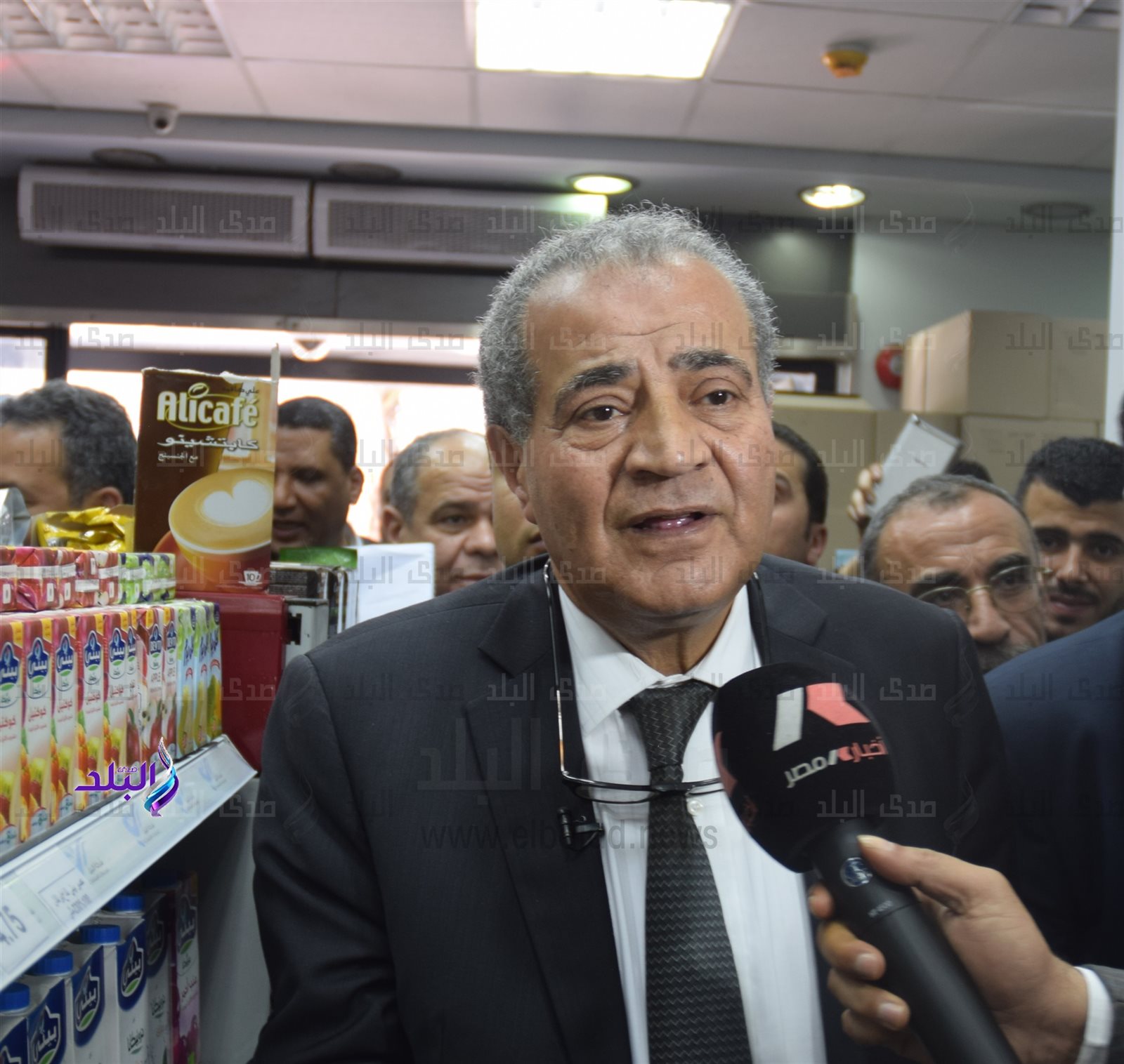 الدكتور علي المصيلحي، خلال تفقده مجمع النيل في كوبري القبة