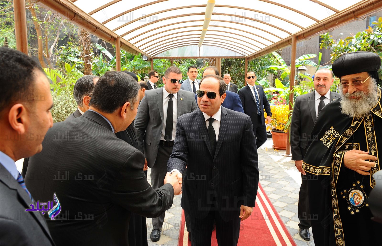 السيسي في الكاتدرائية